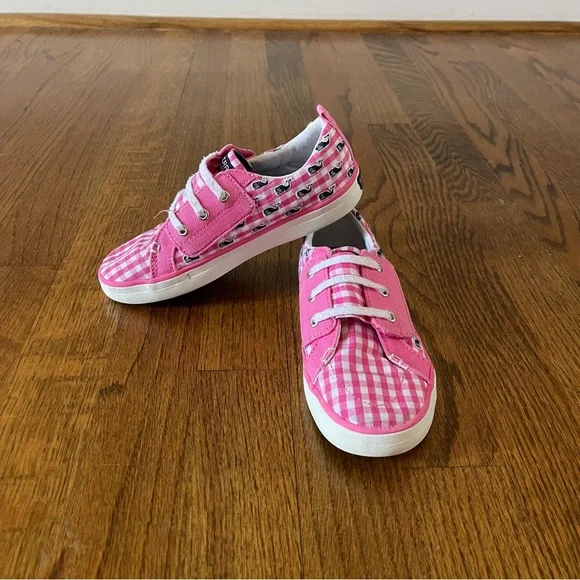 Girls shop pink sperry